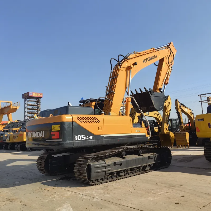 二手现代305-9挖掘机
