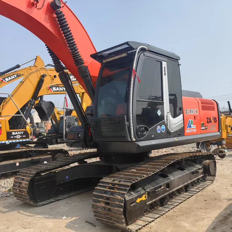 二手日立240挖掘机