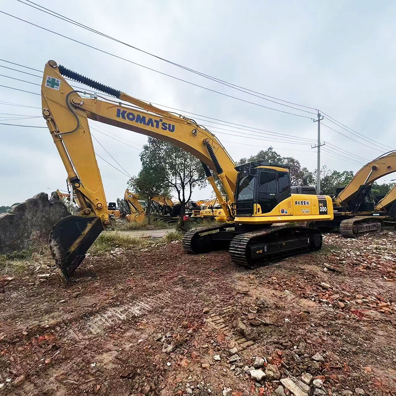 二手小松350-7挖掘机