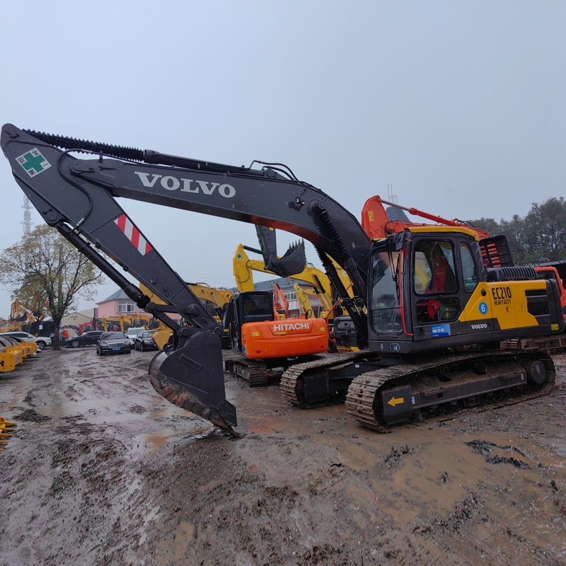 二手沃尔沃210挖掘机