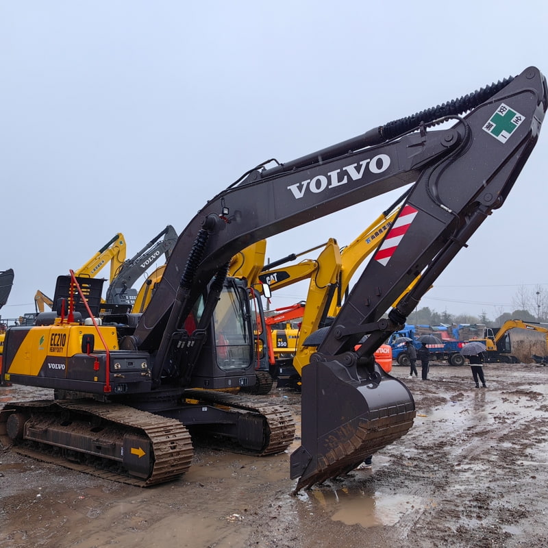 二手沃尔沃210挖掘机
